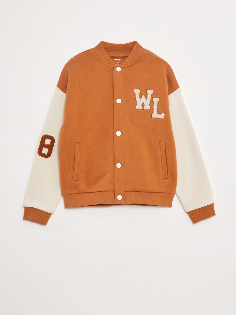 Giacca in stile campus americano Beige - Kiabi