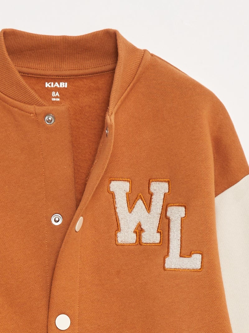 Giacca in stile campus americano Beige - Kiabi