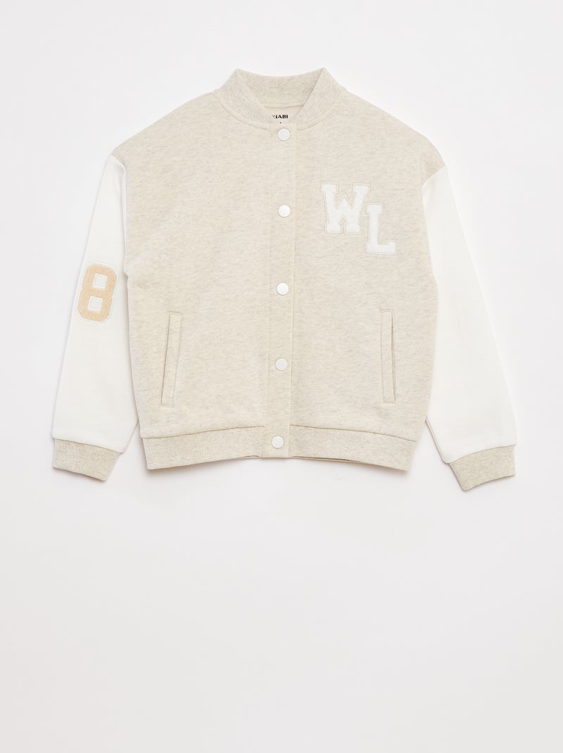 Giacca in stile college americano Beige - Kiabi
