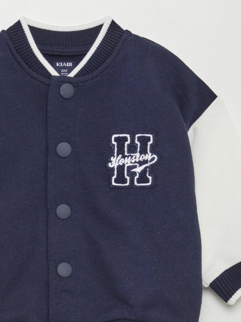 Giacca in stile college americano BLU - Kiabi