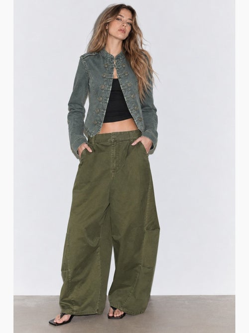 Giacca in twill con bottoni hiccup - Kiabi Giacca in twill con bottoni hiccup - Kiabi