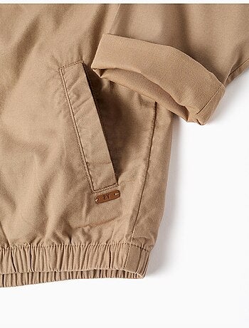 Giacca in twill di cotone con tasche