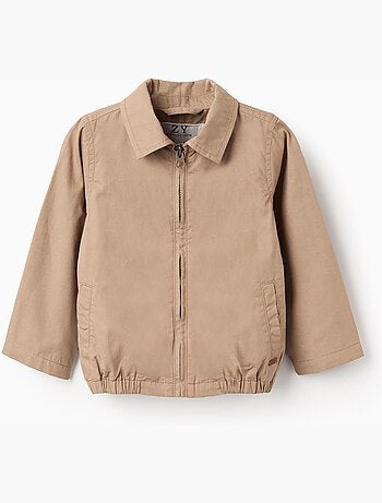 Giacca in twill di cotone con tasche