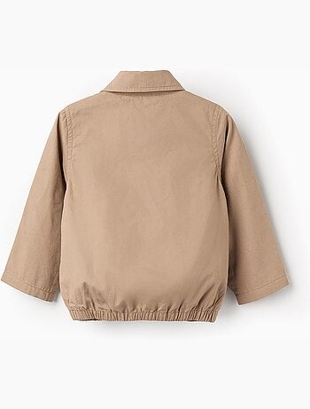 Giacca in twill di cotone con tasche