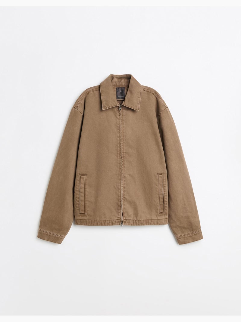 Giacca in twill, mo fashion Beige - Kiabi