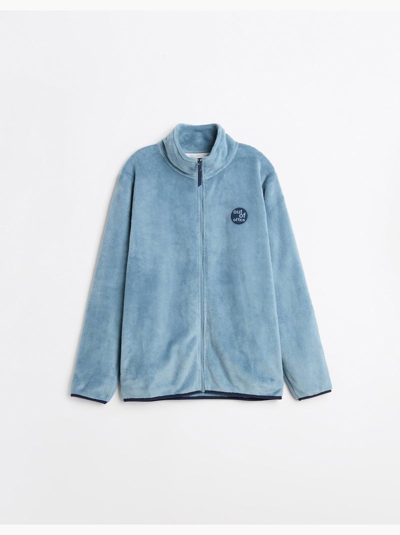 Giacca in velluto in pile, MO Fashion Grigio - Kiabi