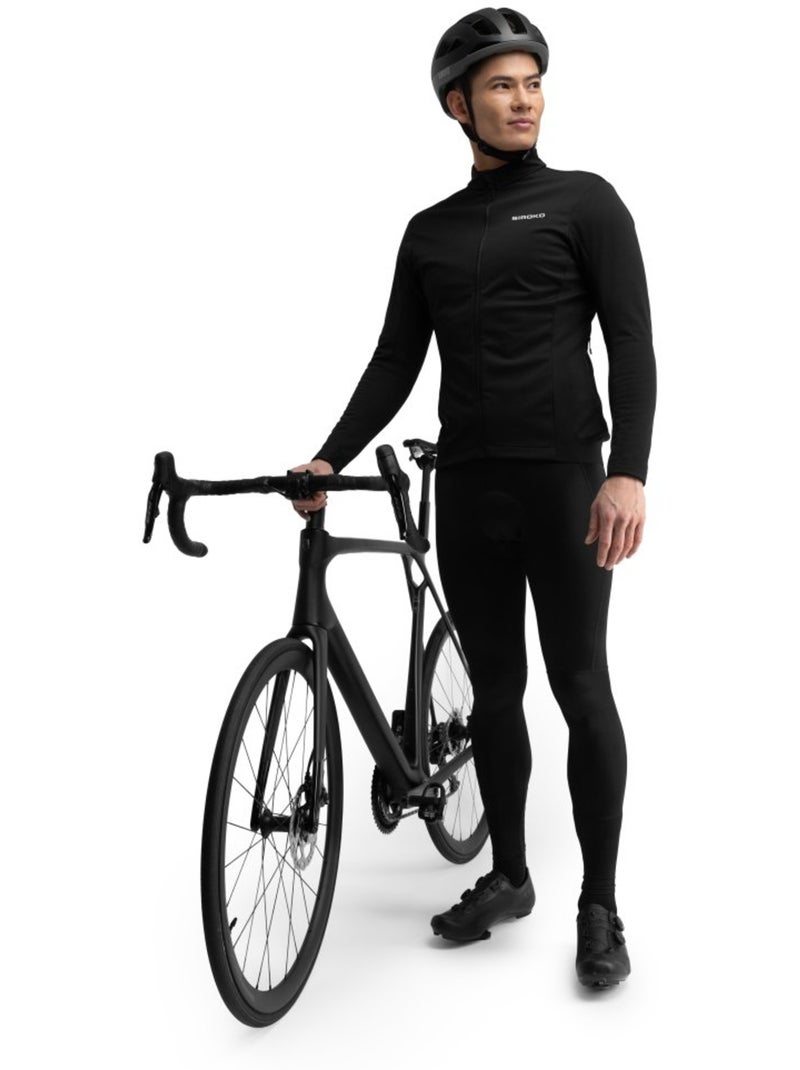 Giacca invernale softshell da ciclismo uomo ciclismo uomo core everest Nero - Kiabi