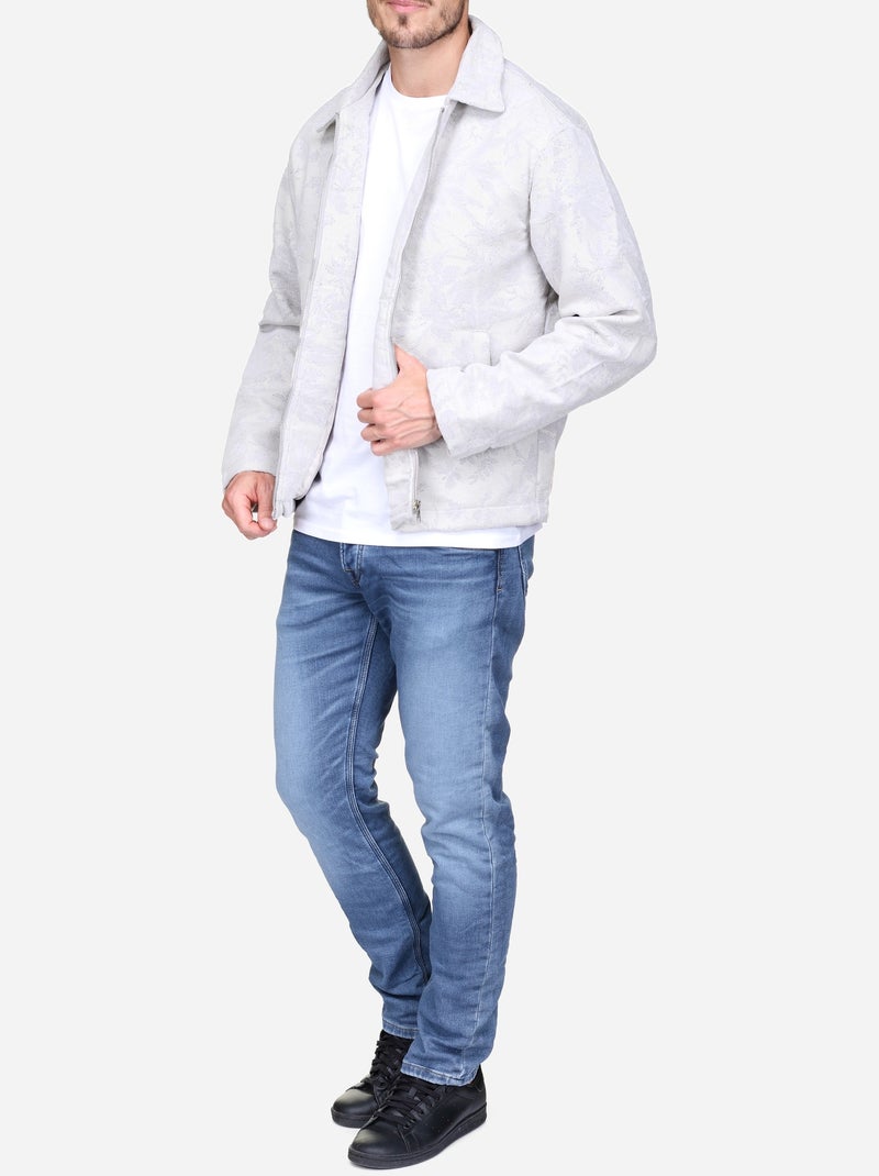 Giacca Jacquard - Frilivin Bianco - Kiabi