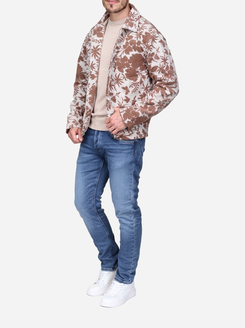 Giacca Jacquard - Frilivin Marrone - Kiabi