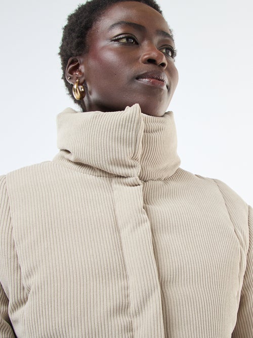 Giacca 'JDY' in tessuto a coste con collo avvolgente - Kiabi