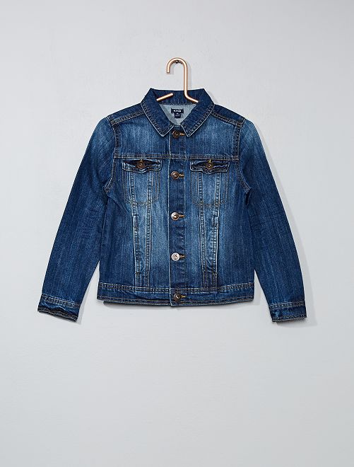 Giacca jeans effetto delavé - denim stone - Kiabi - 15.00€