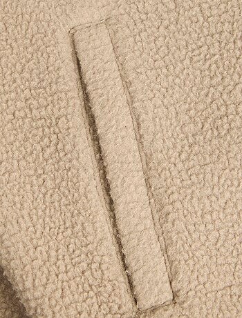 Giacca 'JJrebel' effetto montone con tasca a contrasto