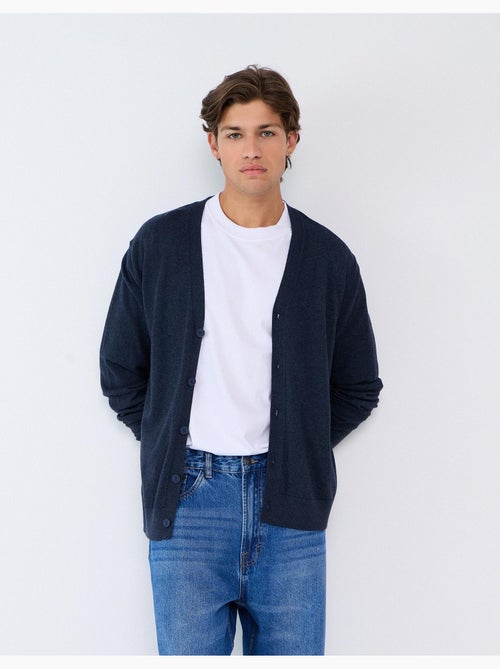 Giacca lavorata a maglia con cashmere, mo fashion - Kiabi Giacca lavorata a maglia con cashmere, mo fashion - Kiabi