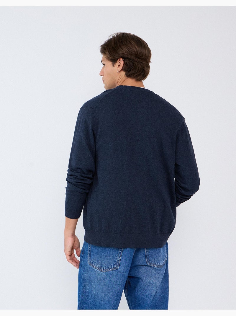 Giacca lavorata a maglia con cashmere, mo fashion Blu - Kiabi