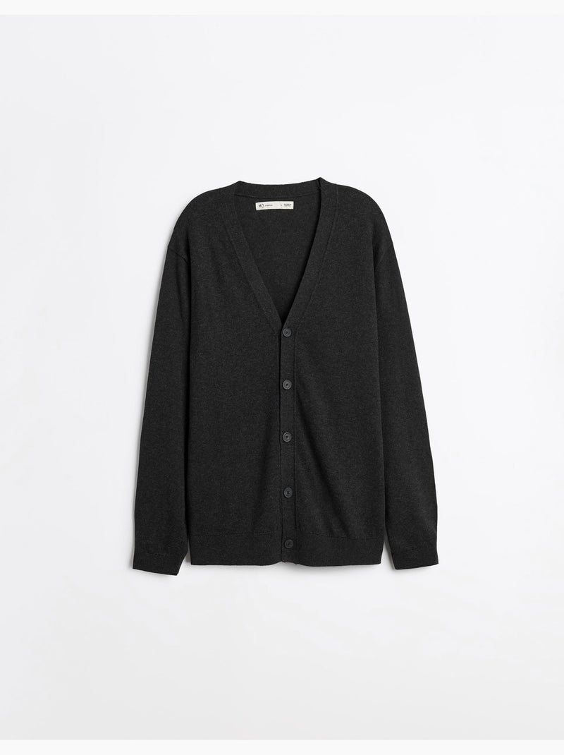 Giacca lavorata a maglia con cashmere, mo fashion Grigio - Kiabi