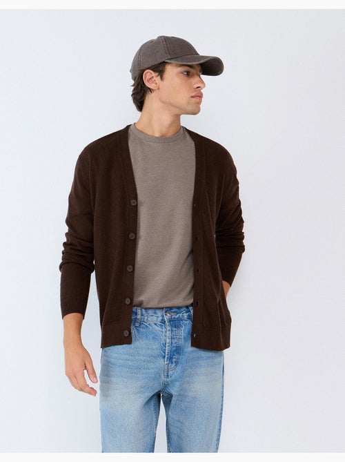 Giacca lavorata a maglia con cashmere, mo fashion - Kiabi Giacca lavorata a maglia con cashmere, mo fashion - Kiabi