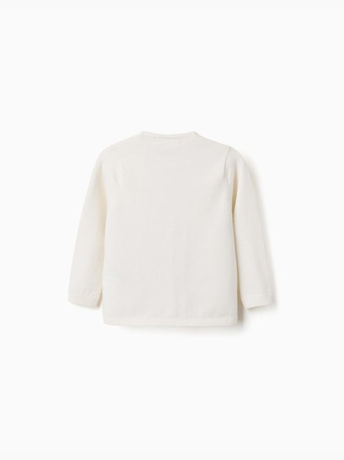 Giacca lavorata a maglia con colletto rotondo - Kiabi