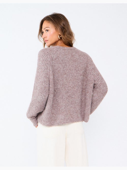 Giacca lavorata a maglia con lana, mo fashion - Kiabi