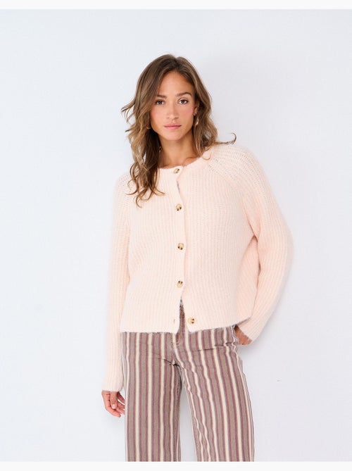 Giacca lavorata a maglia con lana, mo fashion - Kiabi