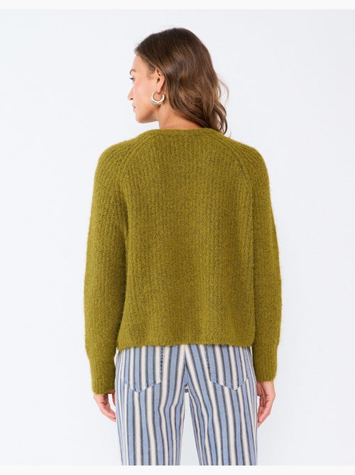 Giacca lavorata a maglia con lana, mo fashion - Kiabi Giacca lavorata a maglia con lana, mo fashion - Kiabi
