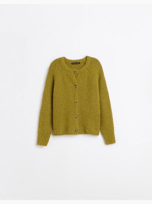 Giacca lavorata a maglia con lana, mo fashion - Kiabi Giacca lavorata a maglia con lana, mo fashion - Kiabi