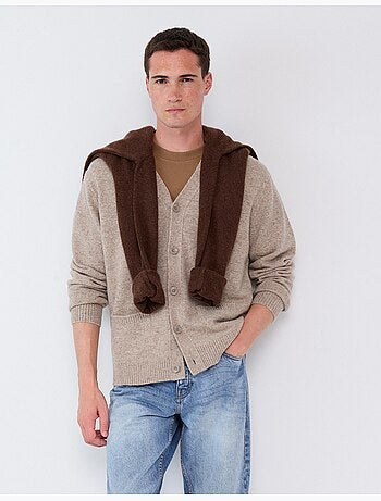 Giacca lavorata a maglia con misto lana, mo fashion