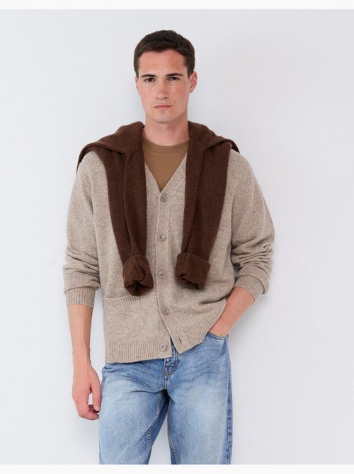 Giacca lavorata a maglia con misto lana, mo fashion - Kiabi Giacca lavorata a maglia con misto lana, mo fashion - Kiabi