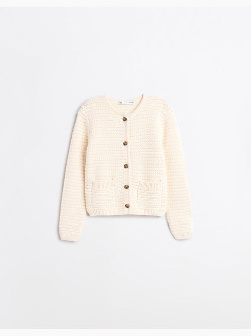 Giacca lavorata a maglia con texture, mo fashion - Kiabi Giacca lavorata a maglia con texture, mo fashion - Kiabi