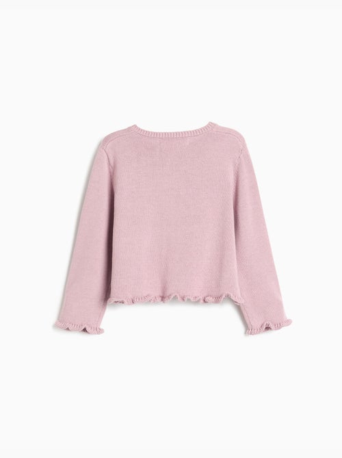 Giacca lavorata a maglia con volant, mo fashion - Kiabi Giacca lavorata a maglia con volant, mo fashion - Kiabi
