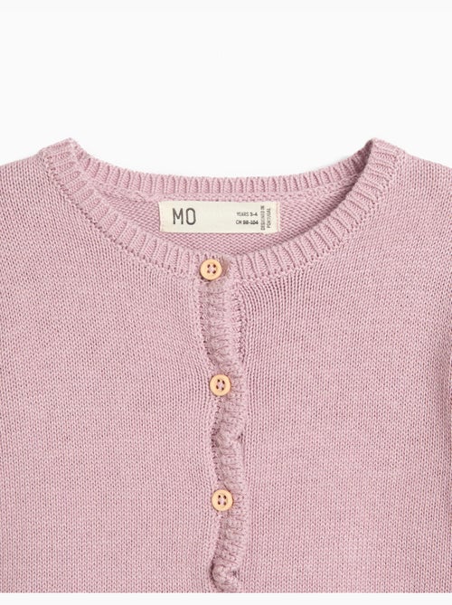 Giacca lavorata a maglia con volant, mo fashion - Kiabi Giacca lavorata a maglia con volant, mo fashion - Kiabi