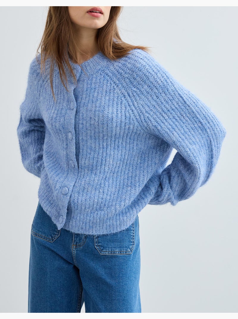 Giacca lavorata a maglia, MO Fashion Blu - Kiabi