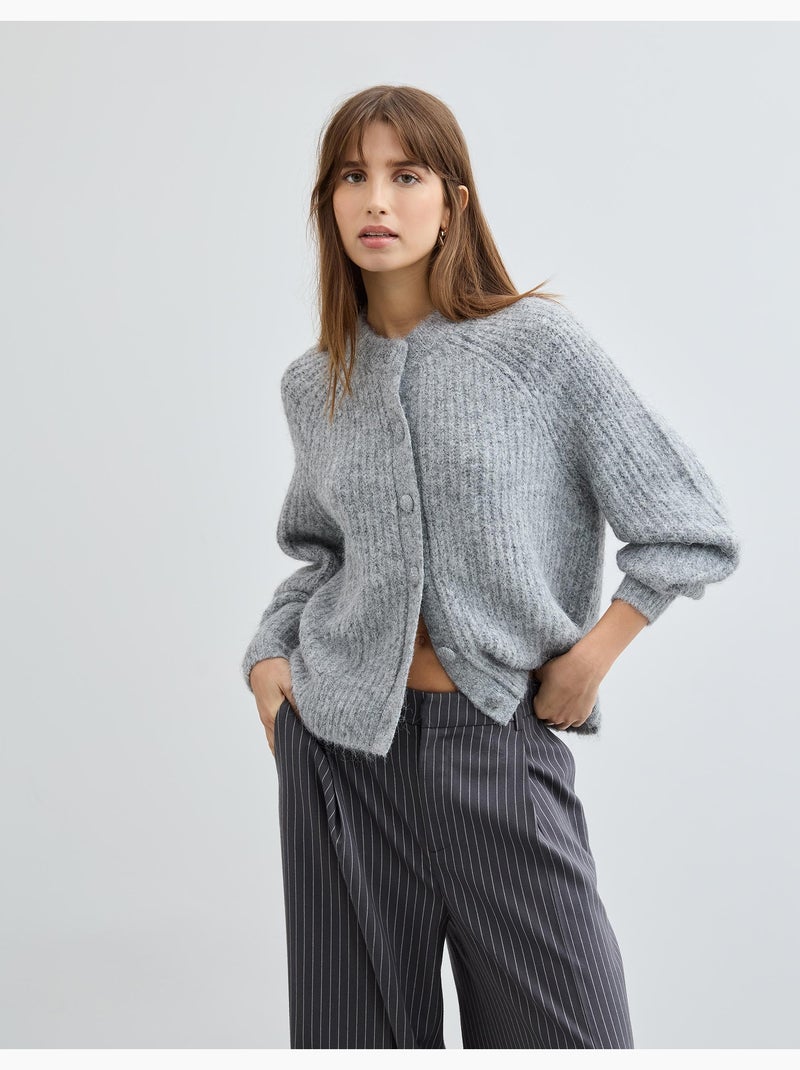 Giacca lavorata a maglia, MO Fashion Grigio - Kiabi