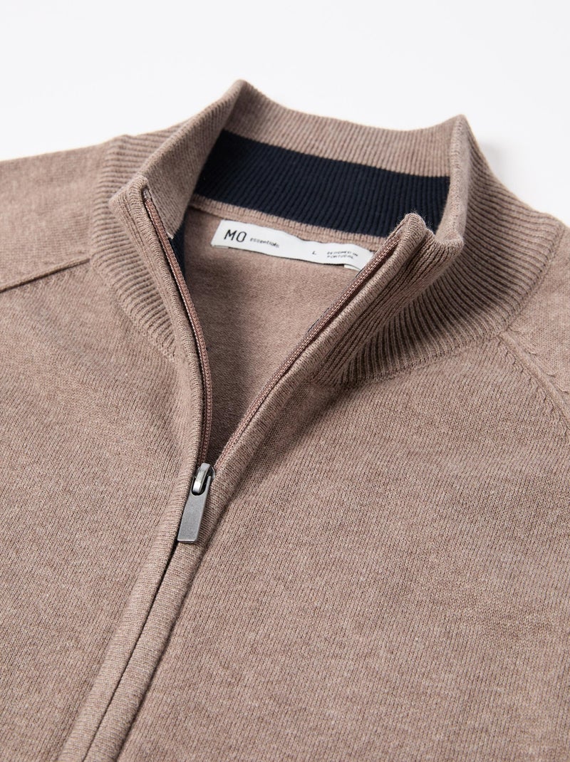 Giacca lavorata a maglia, MO Fashion Marrone - Kiabi