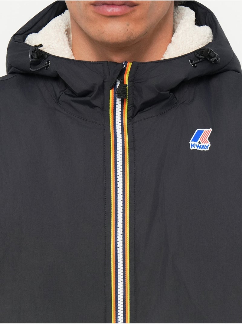 Giacca LE VRAI 4.0 EIFFEL EAST ORSETTO - K-Way Nero ebano - Kiabi