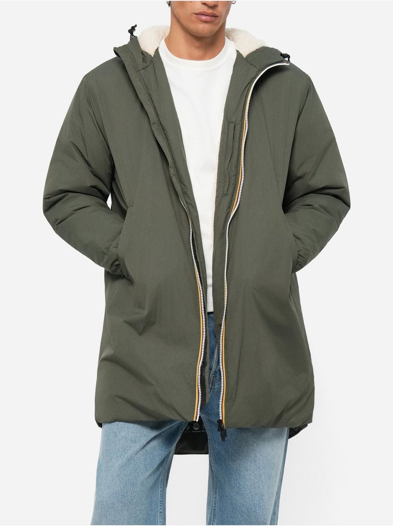 Giacca LE VRAI 4.0 EIFFEL EAST ORSETTO - K-Way Verde - Kiabi
