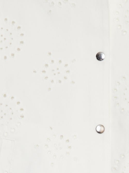 Giacca leggera con ricami in sangallo - Kiabi