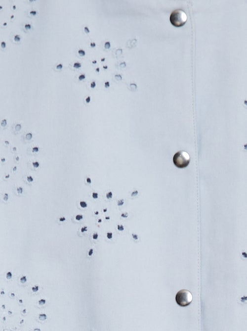 Giacca leggera con ricami in sangallo - Kiabi