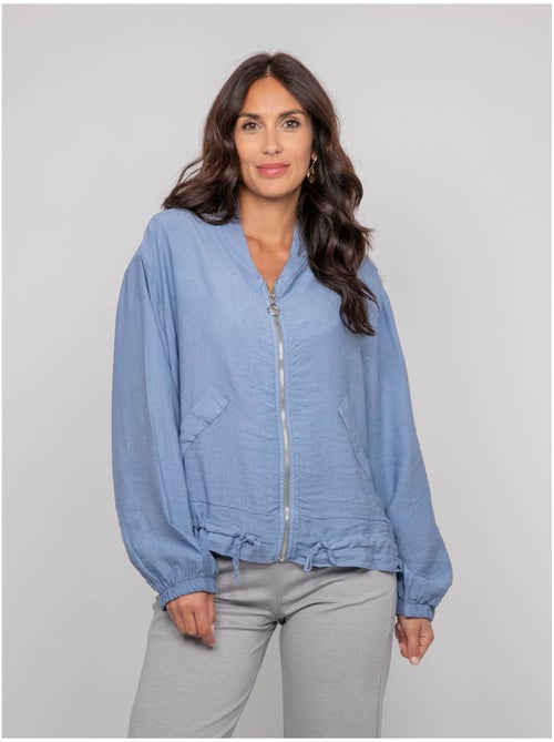 Giacca leggera con zip ULEO - Kiabi