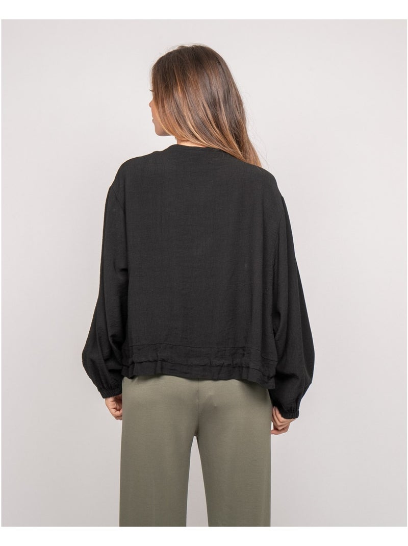 Giacca leggera con zip ULEO Nero - Kiabi