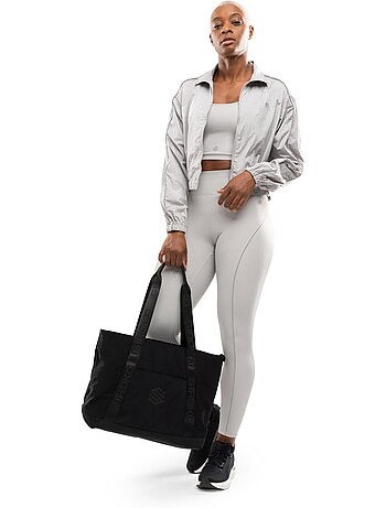 Giacca leggera da corsa da donna fitness donna ueno light gray