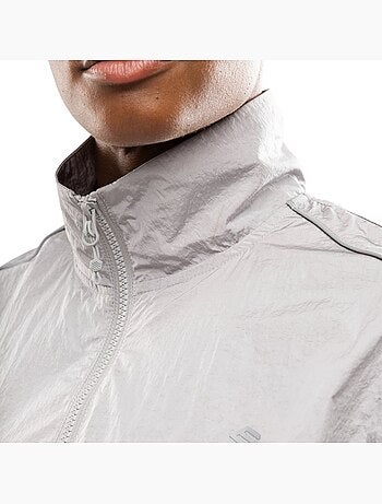 Giacca leggera da corsa da donna fitness donna ueno light gray