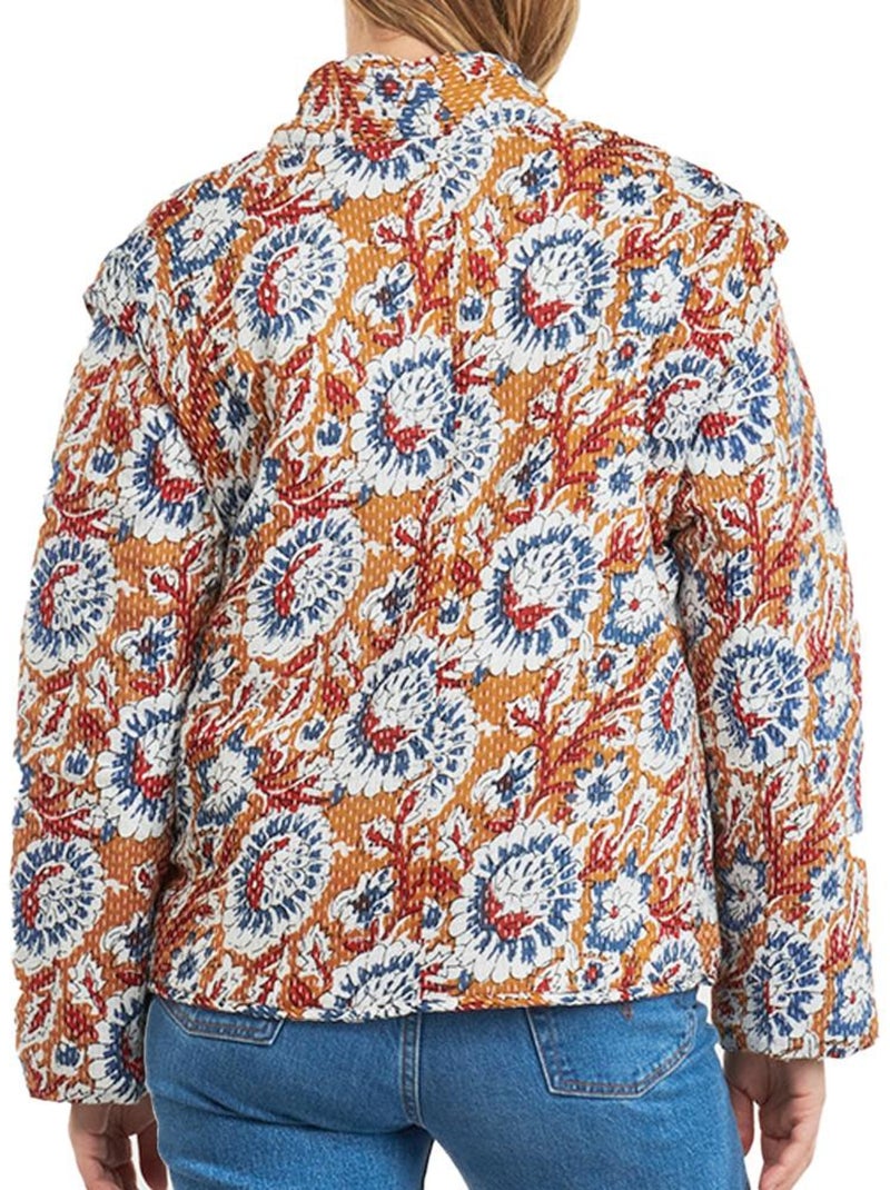 Giacca leggera floreale Kaporal da donna Arancione - Kiabi