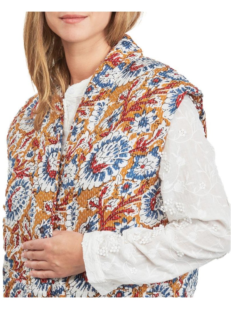 Giacca leggera floreale Kaporal da donna Arancione - Kiabi