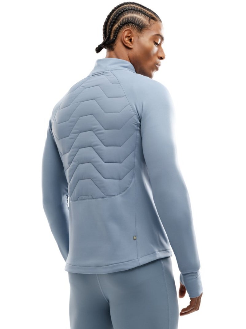 Giacca leggera isolante da allenamento da uomo fitness uomo recharge Blu - Kiabi