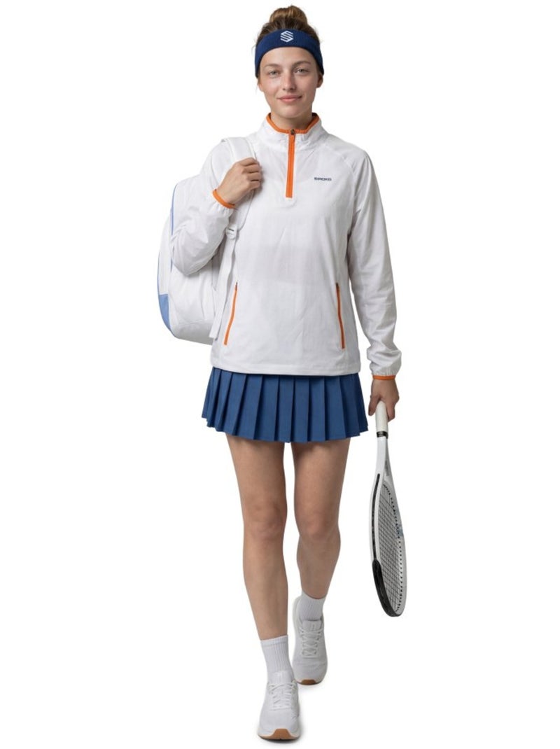 Giacca leggera tennis donna tennis donna dink-w Bianco - Kiabi