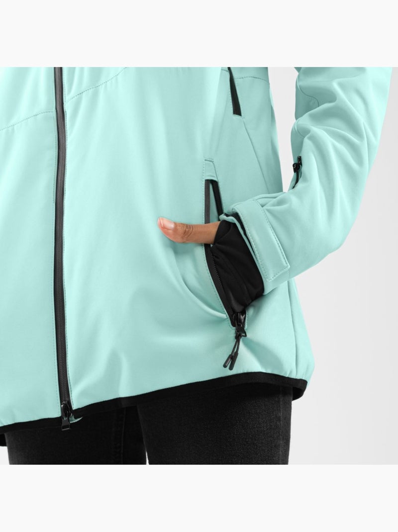 Giacca lifestyle da donna lifestyle donna w2-w senja lf Turchese - Kiabi