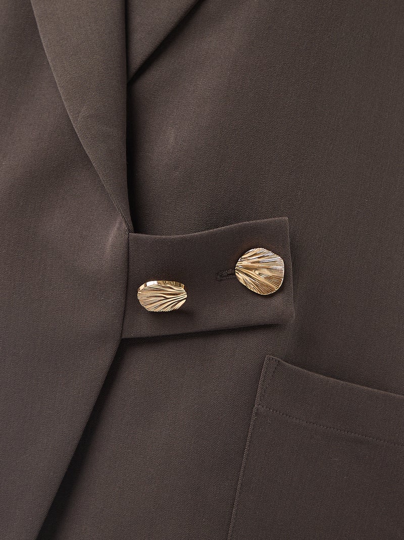 Giacca lunga dal taglio oversize Verde - Kiabi