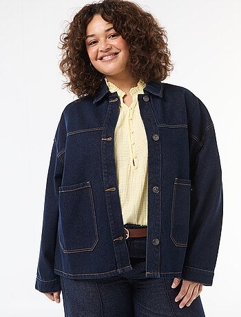 Giacca lunga in jeans