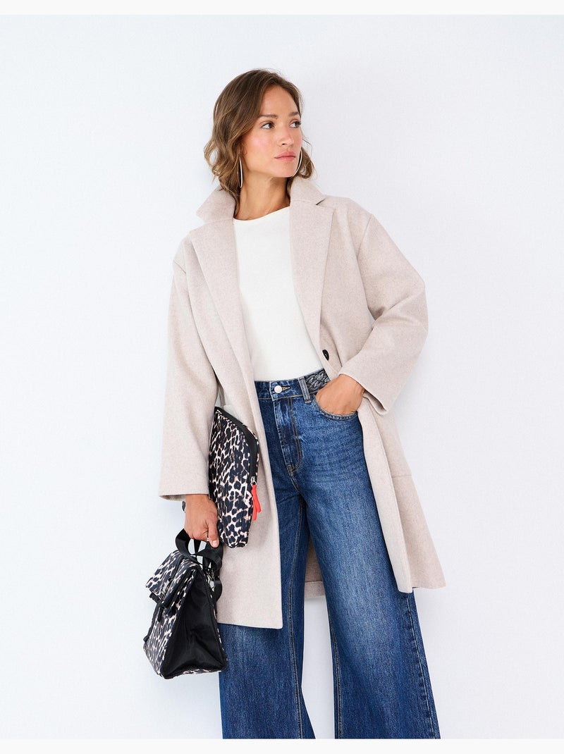 Giacca lunga, mo fashion Beige - Kiabi