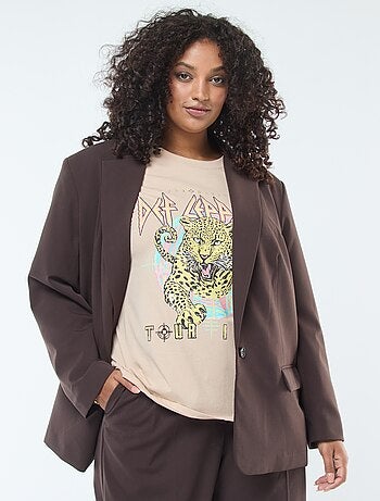 Giacca lunga oversize